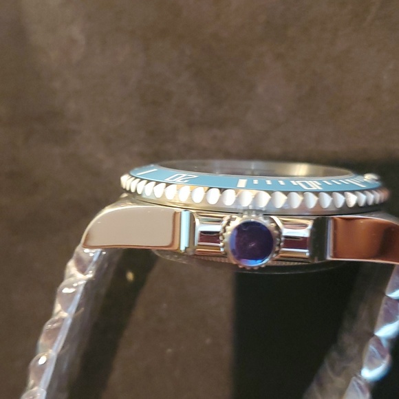 Fully custom built 40mm Seiko Tiffany Blue partial skeleton mod. - Picture 6 of 6